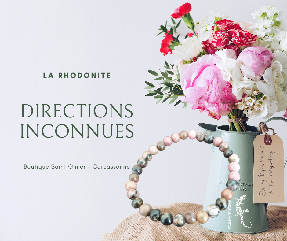 Directions inconnues avec la Rhodonite.